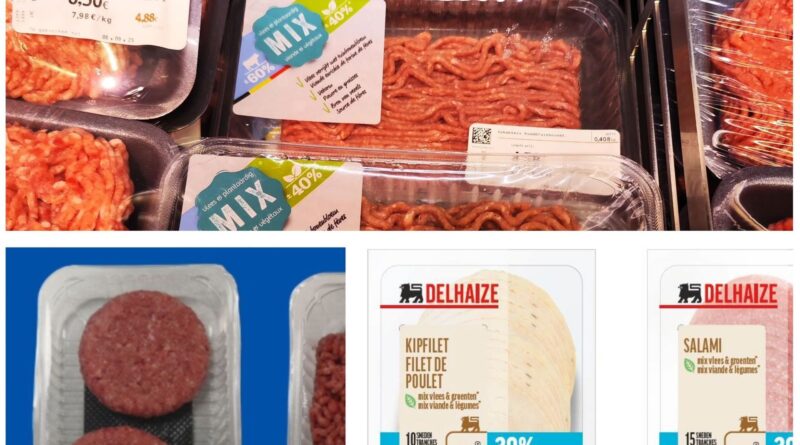 Du salami, des burgers et des saucisses hybrides : ingrédients et stratégies des grandes surfaces.