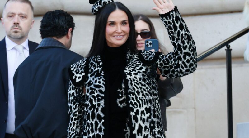 En images : Elton John, Demi Moore et Brigitte Macron au premier rang des défilés haute couture