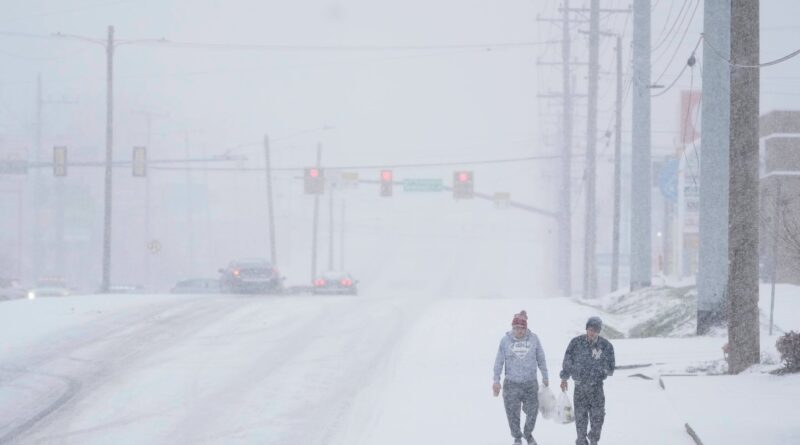 EN IMAGES. Une « tempête hivernale » frappe durement les Etats-Unis