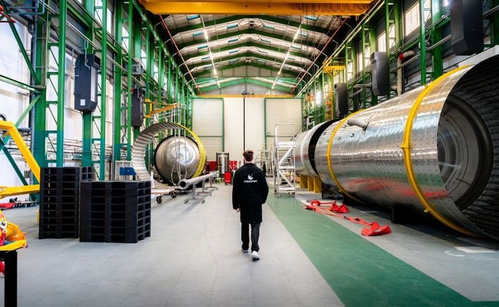 L'usine d'assemblage de la fusée MaiaSpace est située à Vernon, dans l'Eure.