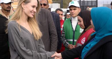 Gaza : Angelina Jolie visite le point de passage de Rafah en Égypte