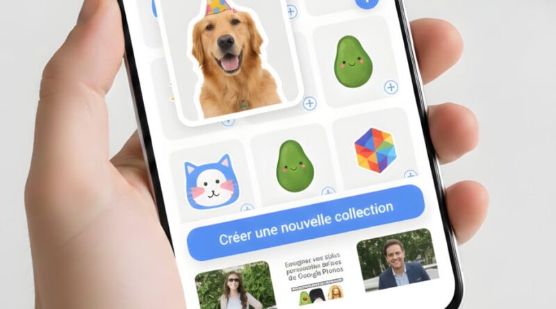 Google Photos lance ses nouveaux stickers sur iPhone, pas Android.