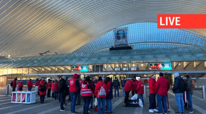 Grève SNCB et TEC : trains circulent mais TEC perturbé