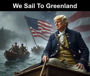 Groenland : Trump diffuse une image IA avec le drapeau américain