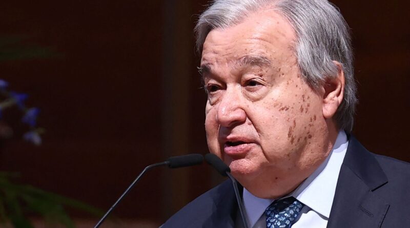 Guterres prédit un "effondrement financier imminent" de l'ONU.