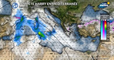 Harry frappe le sud de l'Europe, menace indirectement la France.