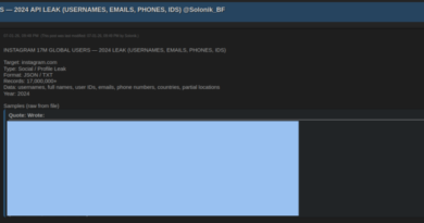 Instagram précise que la récente fuite de données n'était pas une fuite.