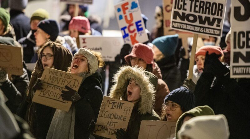 La "femme blanche progressiste" attaquée par les soutiens de Trump.