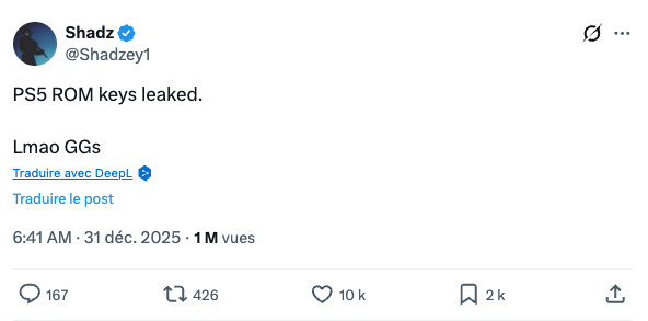 La PS5 ne connaît pas sa plus importante fuite depuis son lancement.