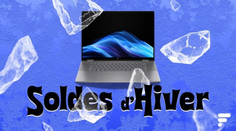 Le HP OmniBook X Flip 16, laptop OLED 2-en-1, à -17 %