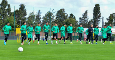 Le Onze national se prépare avant son match des quarts.