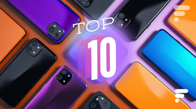 Les 10 smartphones Android les plus populaires cette semaine sur Frandroid.