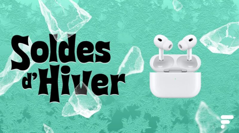 Les Apple AirPods Pro 2 au meilleur prix à la fin des soldes.