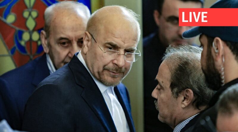 L'Iran ne mène pas "une guerre militaire" contre les Etats-Unis, selon le président du Parlement.