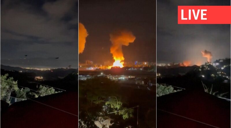 Maduro dénonce la très grave agression militaire des États-Unis au Venezuela