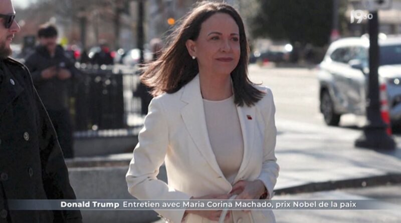 Maria Corina Machado qualifie son échange avec Donald Trump d'"excellente".