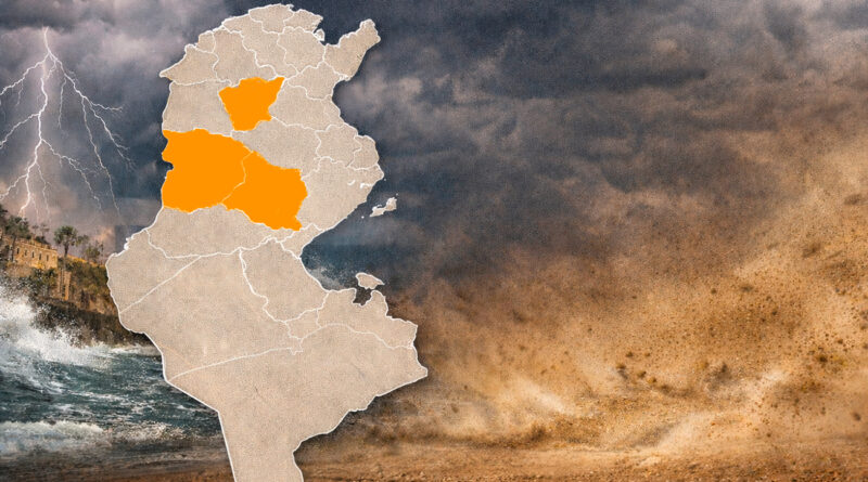 Météo : alerte orange ce jour dans trois gouvernorats