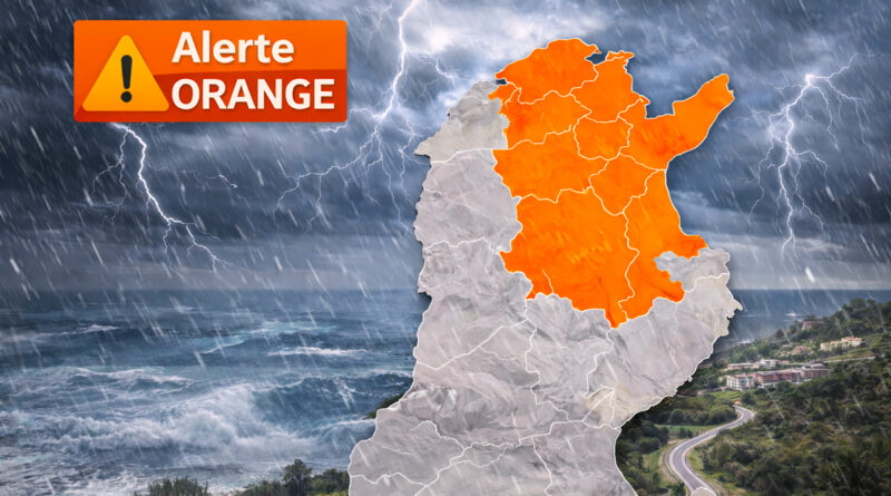 Météo : Huit gouvernorats en alerte orange.