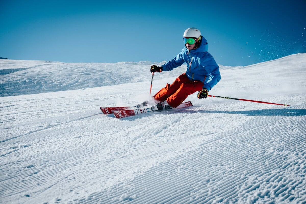 photo skieur
