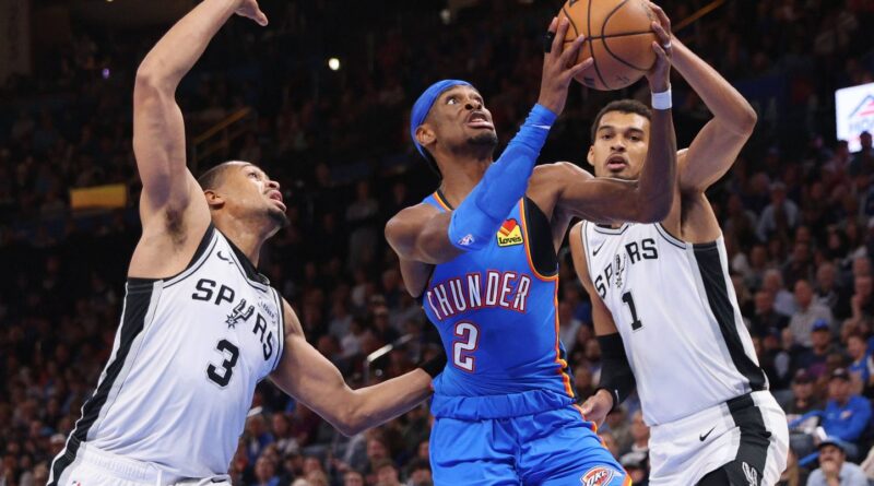 NBA : Le Thunder bat les Spurs, Gilgeous-Alexander domine Wembanyama