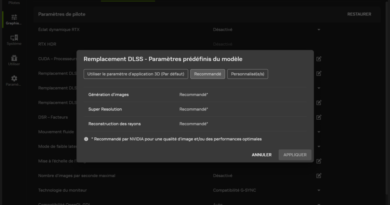 Nvidia : le DLSS 4.5 disponible sur toutes les RTX avec une option révolutionnaire