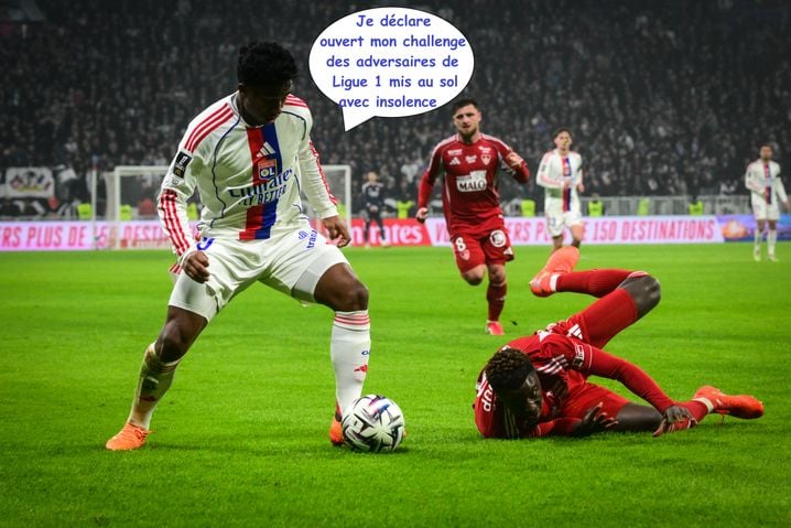 Pathé Mboup a sacrément maudit Endrick pour son numéro de soliste en fin de match devant lui. Avec à la clé une grosse faute dans 3,2,1...