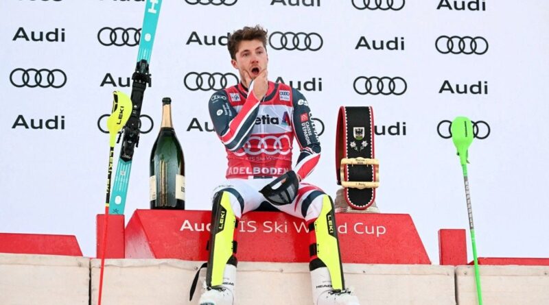 Paco Rassat récidive et gagne le slalom d'Adelboden.