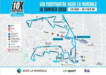 Paris : Pourquoi le « 10k de Montmartre » ne passe pas rue Lepic ?