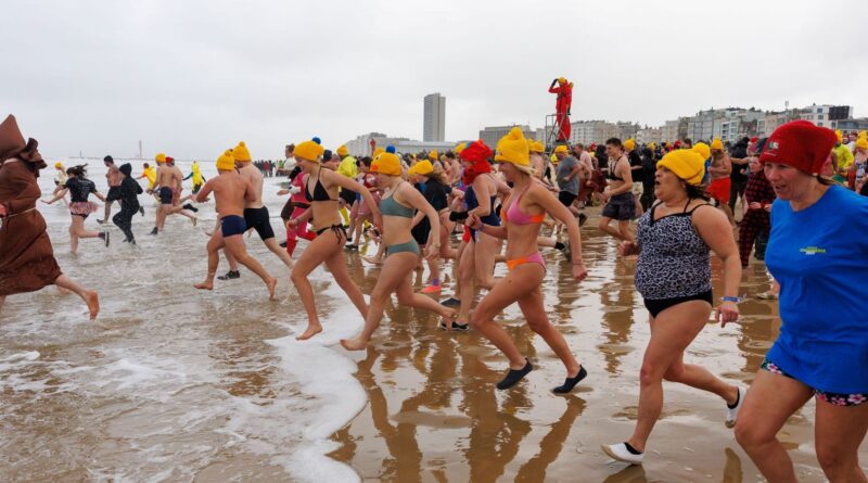 Plus de 4500 personnes se sont jetées dans la mer du Nord.