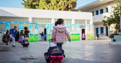 Reprise des cours à l'école primaire El Bhar Lazreg 1