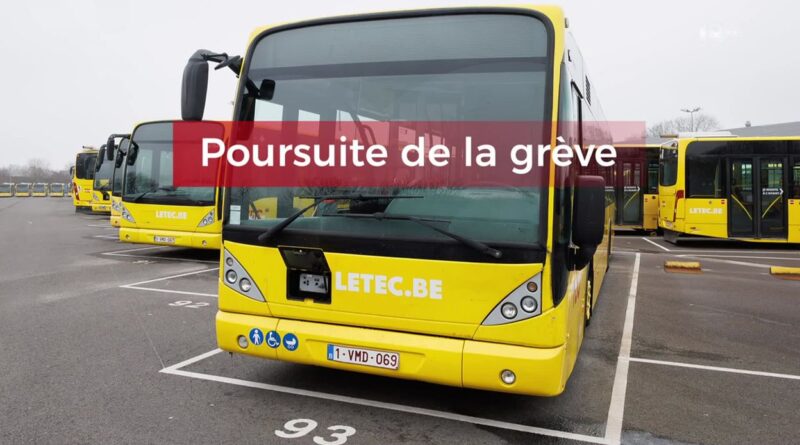 Réseau bus TEC : la grève se poursuit la semaine prochaine en Hainaut et Brabant wallon