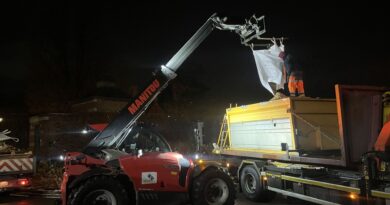 Saint-Ghislain : épandeuses activées en prévision de neige sur la route