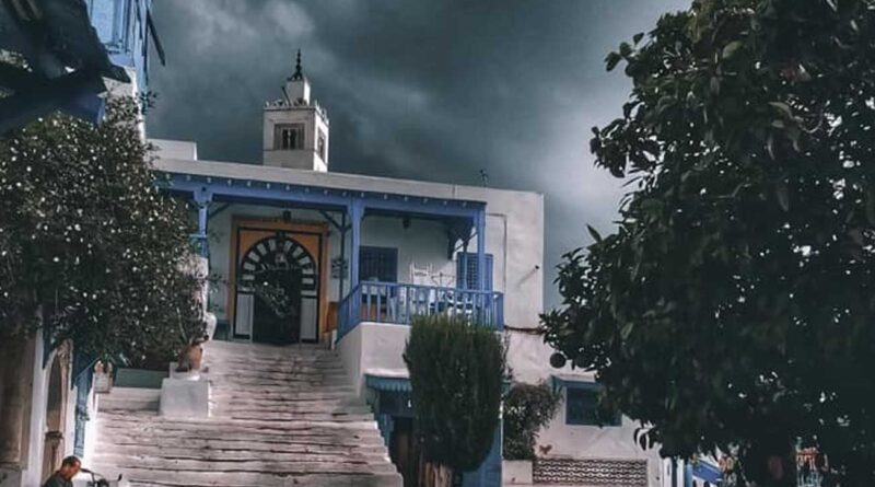 Sidi Bou Saïd attend jusqu'à 120 mm de pluie lundi.