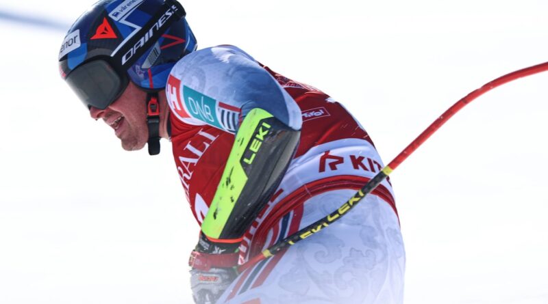 Ski Alpin : Adrian Smiseth Sejersted sauvé sur une jambe, 5ème
