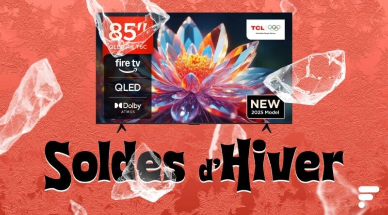 Soldes : TV QLED 4K Dolby Atmos 85″ avec Fire TV à -345 €
