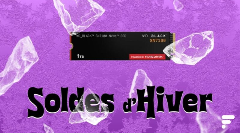 SSD WD_Black 1 To pour PC et PS5 soldé à -39 %, 7250 Mo/s