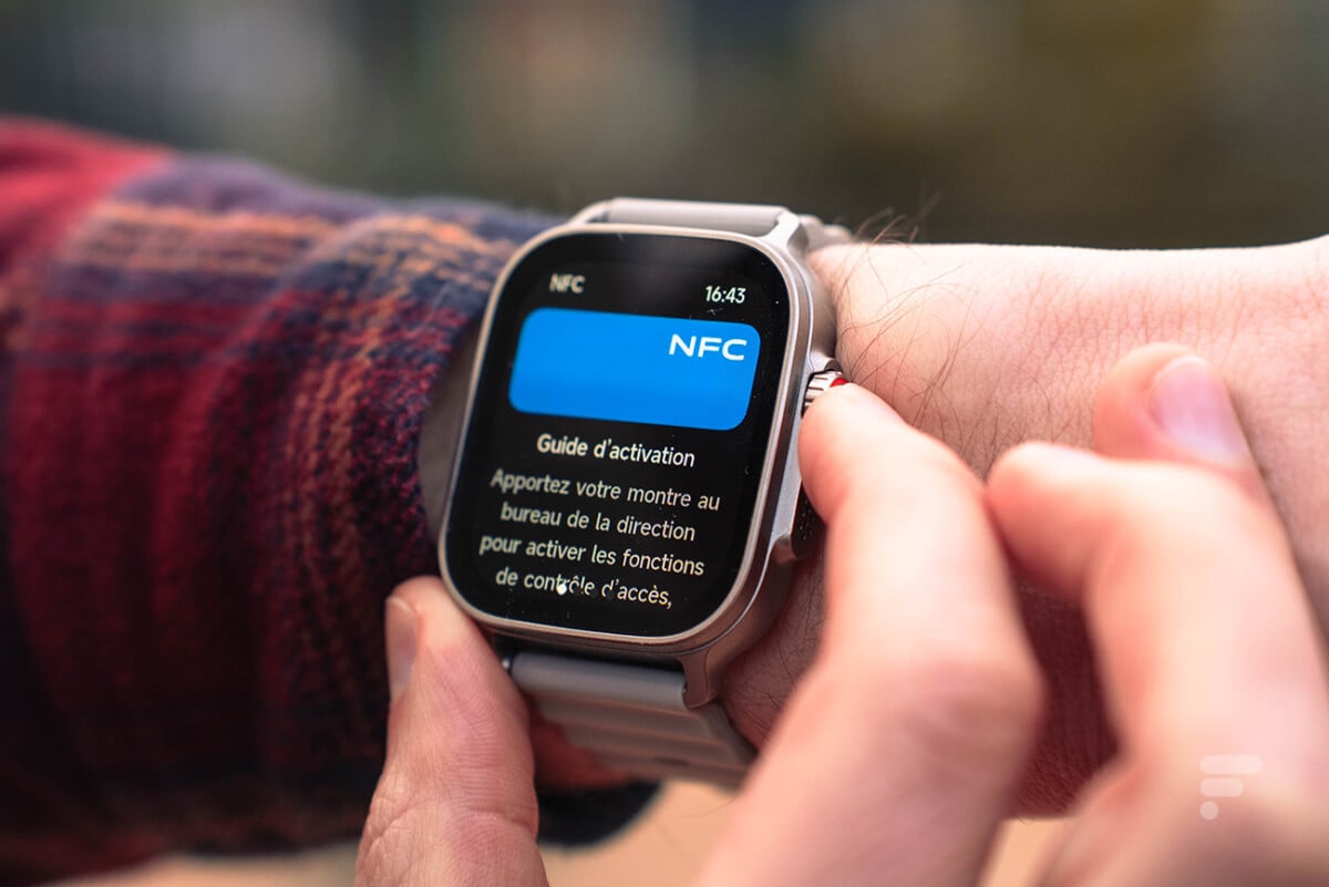 La Realme Watch 5 peut servir de badge NFC