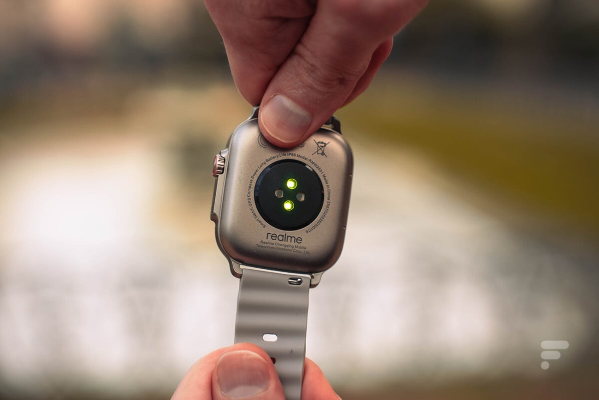 Le capteur cardio de la Realme Watch 5