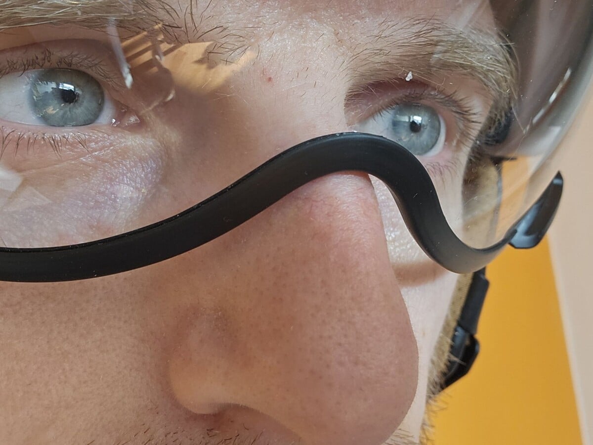 Casque vélo ville Btwin 900 visière nez