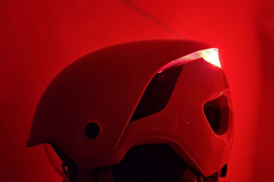 Casque vélo ville Btwin 900 éclairage latéral