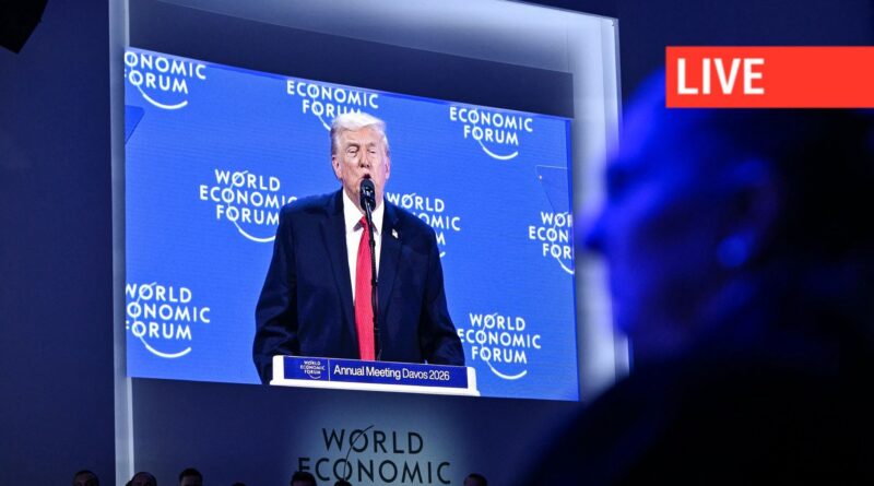 Trump exige des "négociations immédiates" pour acquérir le Groenland à Davos.