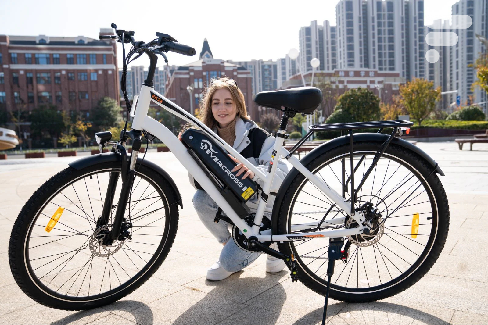 Evercross EK28 batterie vélo électrique