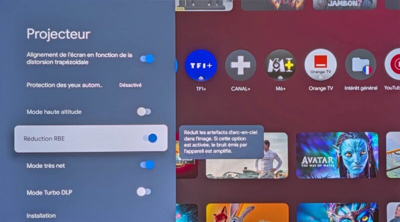 Valerion déploie la fonction anti-arc-en-ciel sur tous ses vidéoprojecteurs.