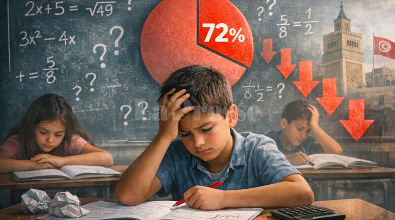 72% des élèves ne réussissent pas en mathématiques