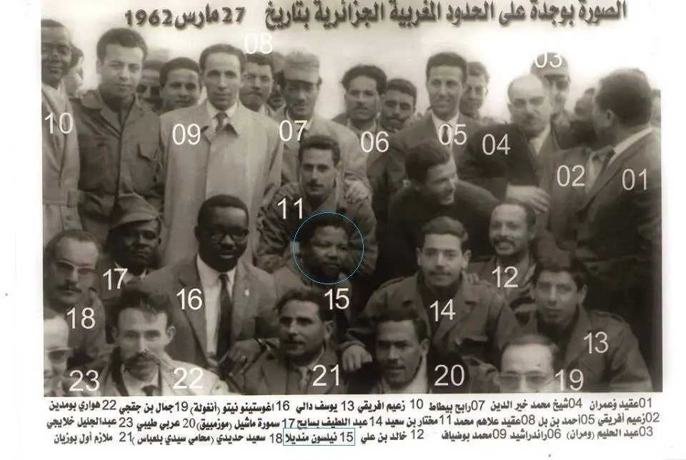 Visite de Nelson Mandela à l’Algérie 1962