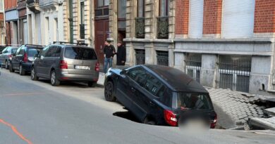 Affaissement de voirie à Molenbeek : voiture engloutie, deux habitations évacuées