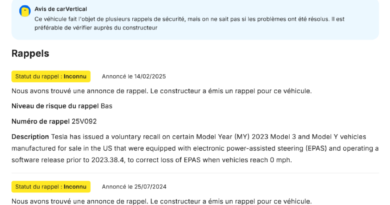 « Avis de nos lecteurs sur carVertical pour l'achat entre particuliers »