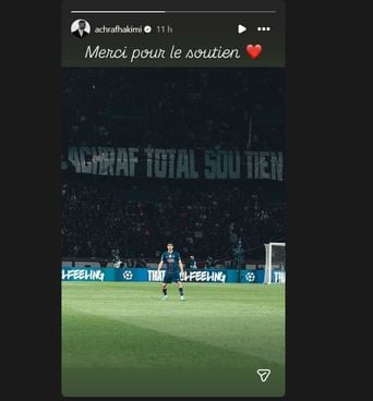 Banderole de soutien à Achraf Hakimi : le virage Auteuil ne devait pas agir