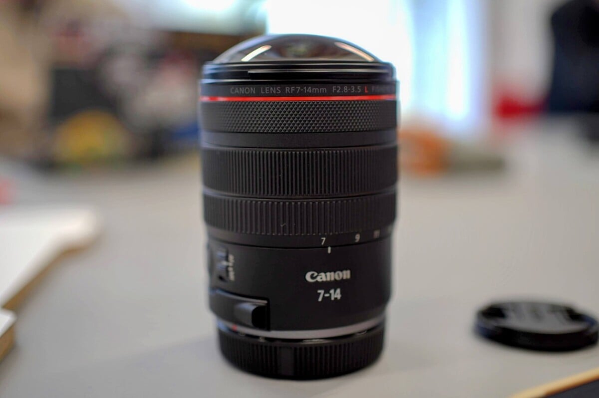Le Canon RF 7-14MM F2.8-3.5L Fisheye STM