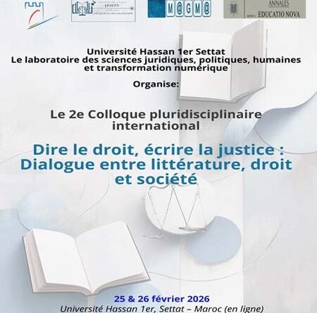 Colloque sur le droit et la justice à l'échelle internationale
